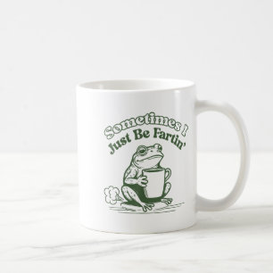 Manchmal furze ich einfach Frösche Humor Männer Fr Kaffeetasse
