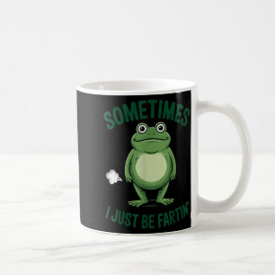 Manchmal furze ich einfach Frösche Weihnachten Lus Kaffeetasse