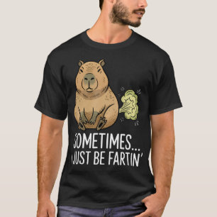 Manchmal Furze Ich Nur Lustige Capybara T-Shirt