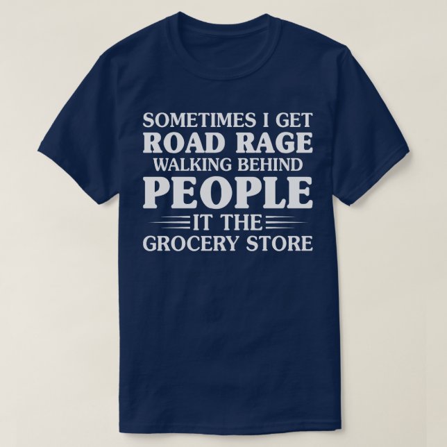 Manchmal gehe ich zu Fuß T-Shirt (Design vorne)