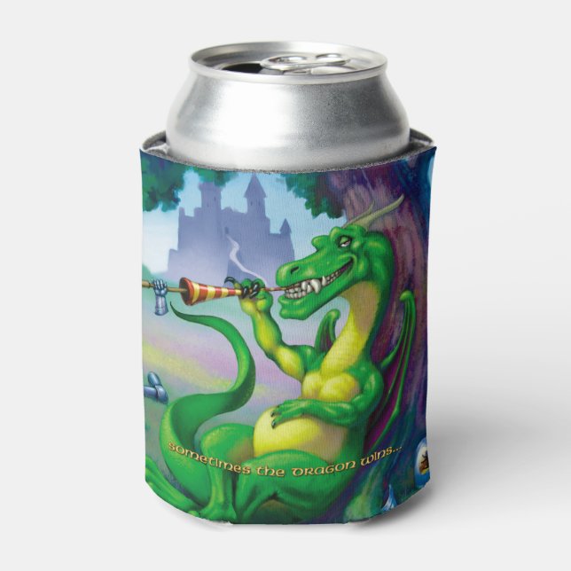 Manchmal gewinnt der Drache Dosenkühler (Kanne Vorderseite)
