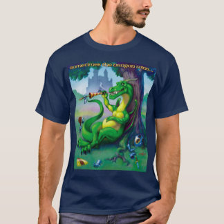 Manchmal gewinnt der Drache grün T-Shirt