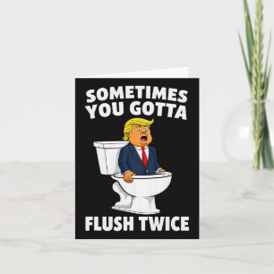 Manchmal Gotta Flush zweimal zweimal 3 Karte