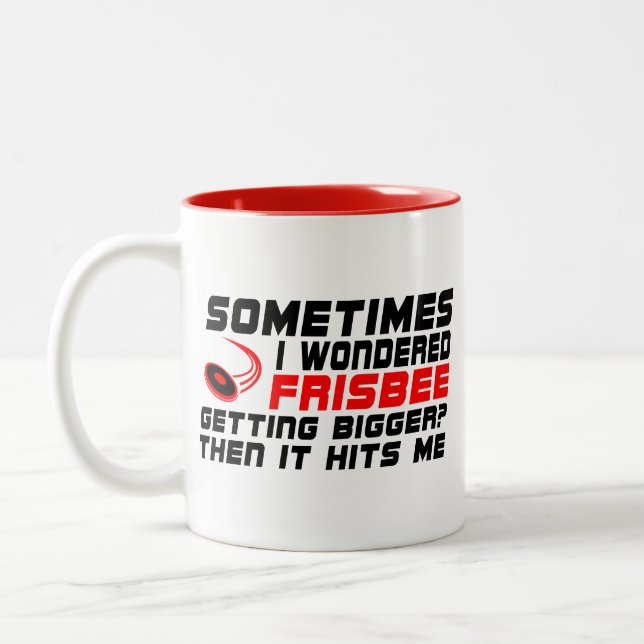 Manchmal habe ich mich gefragt, ob ich immer größe zweifarbige tasse (Links)