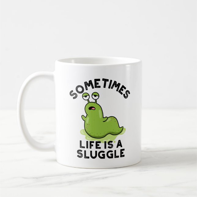 Manchmal ist das Leben ein kleiner, lustiger Schlu Kaffeetasse (Links)