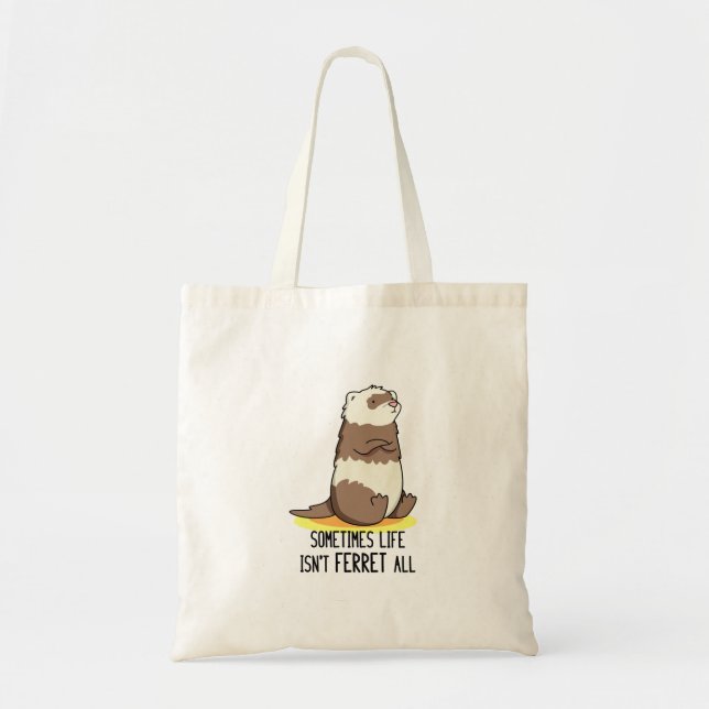 Manchmal ist das Leben nicht alles Funny Animal Pu Tragetasche (Vorne)