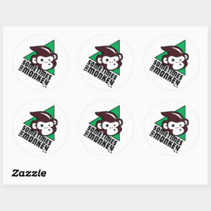 Manchmal ist der Sticker für den Affen