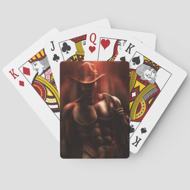 Manchmal ist es Hölle - Cowboy Spielkarten (Rückseite)
