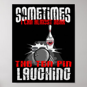 Manchmal kann ich fast zehn Buttone beim B lachen Poster