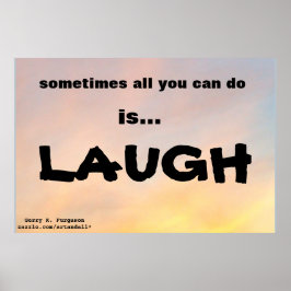 "MANCHMAL KANN MAN ALLES, WAS MAN TUN KANN, LAUGE POSTER