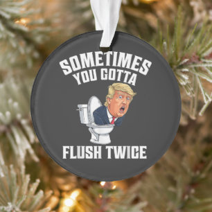 Manchmal muss man zweimal spülen ornament