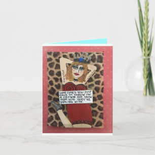 MANCHMAL MÜSSEN SIE NUR NOTWENDIG SEIN KARTE