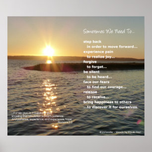 Manchmal müssen wir... religiös poster