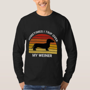 Manchmal reise ich über meinen Weiner Funny Dog Fu T-Shirt