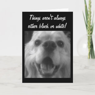 MANCHMAL SIND DIE DINGE BLAU! GUTE BESSERUNG KARTE