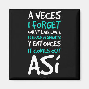 Manchmal vergesse ich, welche Sprach-Shirts - Lust Magnet