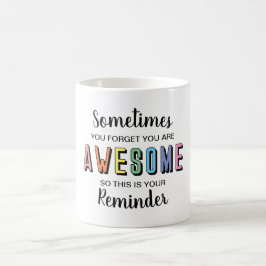 Manchmal vergisst man, dass man phantastisch motiv kaffeetasse