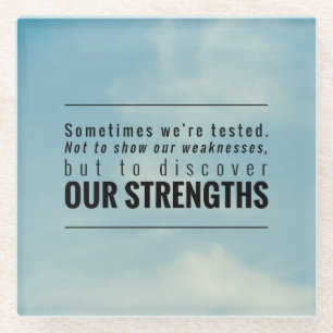 Manchmal werden wir geprüft glasuntersetzer