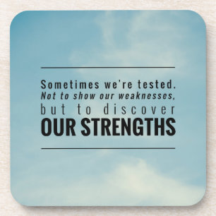 Manchmal werden wir getestet untersetzer