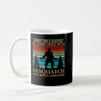 Manchmal wird Bigfoot mit Sasquatch Yeti verwechse Kaffeetasse