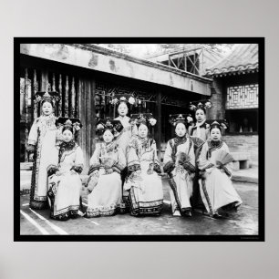Manchu China-Damen 1918 Poster