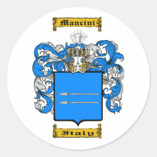 Mancini Runder Aufkleber