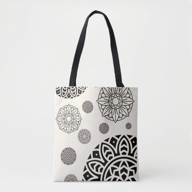 Mandal-Kunst-Handtasche Tasche (Vorderseite)