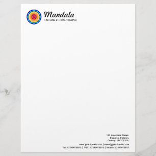 Mandala 012 briefbogen