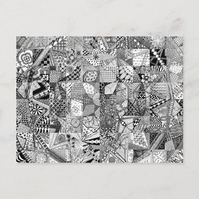 Mandala 1 postkarte (Vorderseite)