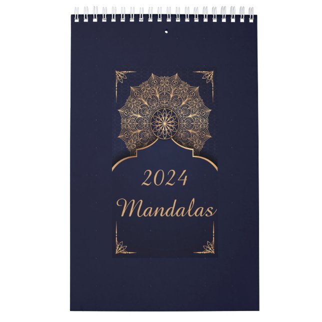 Mandala 2024 kalender (Titelbild)
