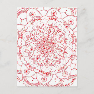 Mandala 2 Postcard Postkarte