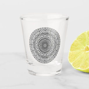 Mandala #2 - schnapsglas