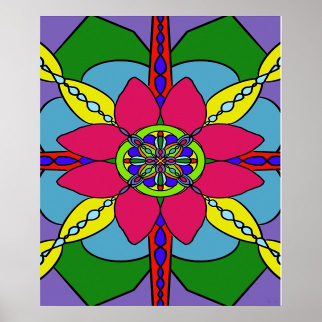 Mandala 3 poster (Vorne)