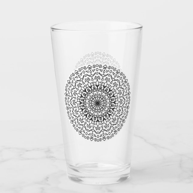 Mandala #44 glas (Vorderseite)