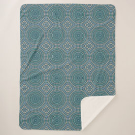 Mandala 4 Sherpa Blanket Sherpadecke