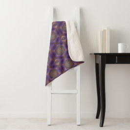 Mandala 5 Sherpa Blanket Sherpadecke
