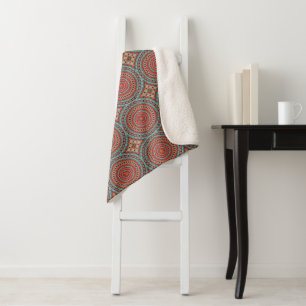 Mandala 6 Sherpa Blanket Sherpadecke
