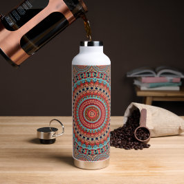 Mandala 6 Wasserflasche Trinkflasche