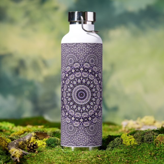 Mandala 8 Wasserflasche Trinkflasche (Außenbereich)