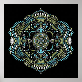 Mandala #9 - Poster