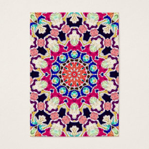 Mandala abstrait multicolore de kaléidoscope