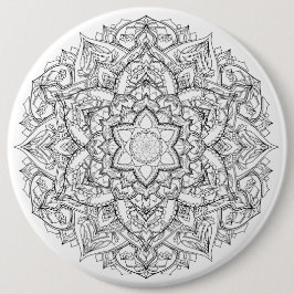 Mandala-Abzeichen Button