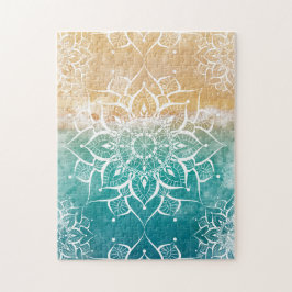 Mandala Aqua Beach Ocean Yoga Zen