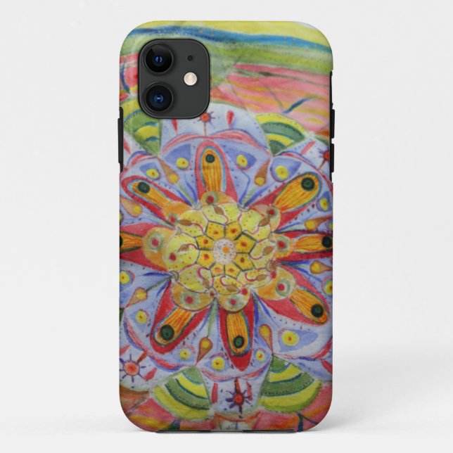 Mandala Aquarell iPhone SE + iPhone 5/5S Fall Case-Mate iPhone Hülle (Rückseite)