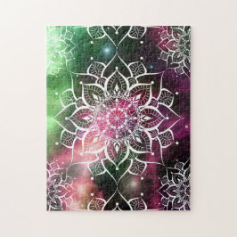 Mandala Aquarellnebel-Yoga-Zen