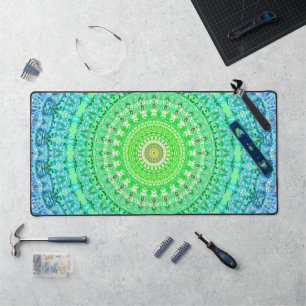 Mandala arc-en-ciel hippie coloré trippy maximalis