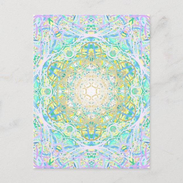 Mandala Art 3 Postkarte (Vorderseite)