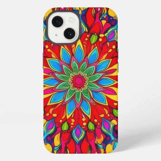 Mandala Art iPhone Hülle (Rückseite)