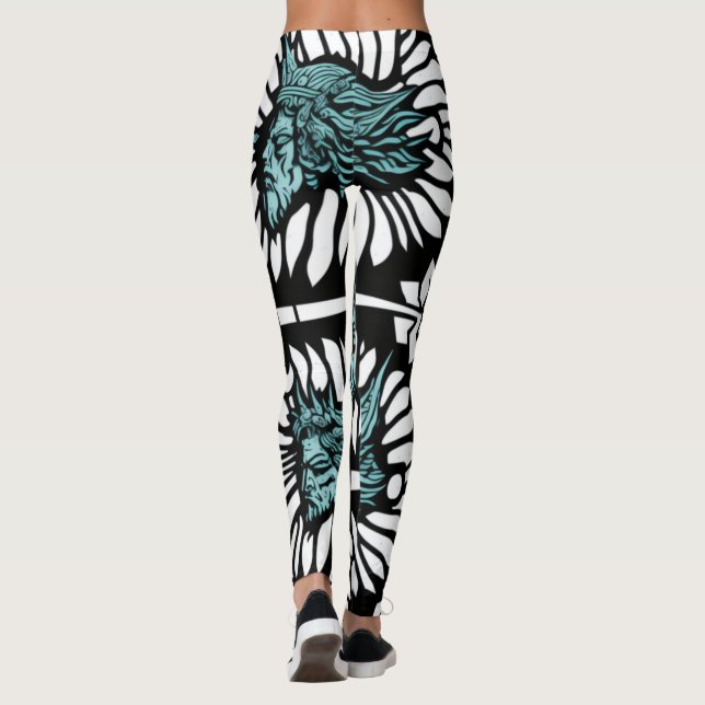 Mandala Art Leggings (Rückseite)