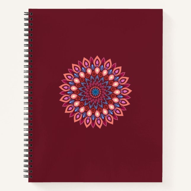 mandala art notebook notizbuch (Vorderseite)